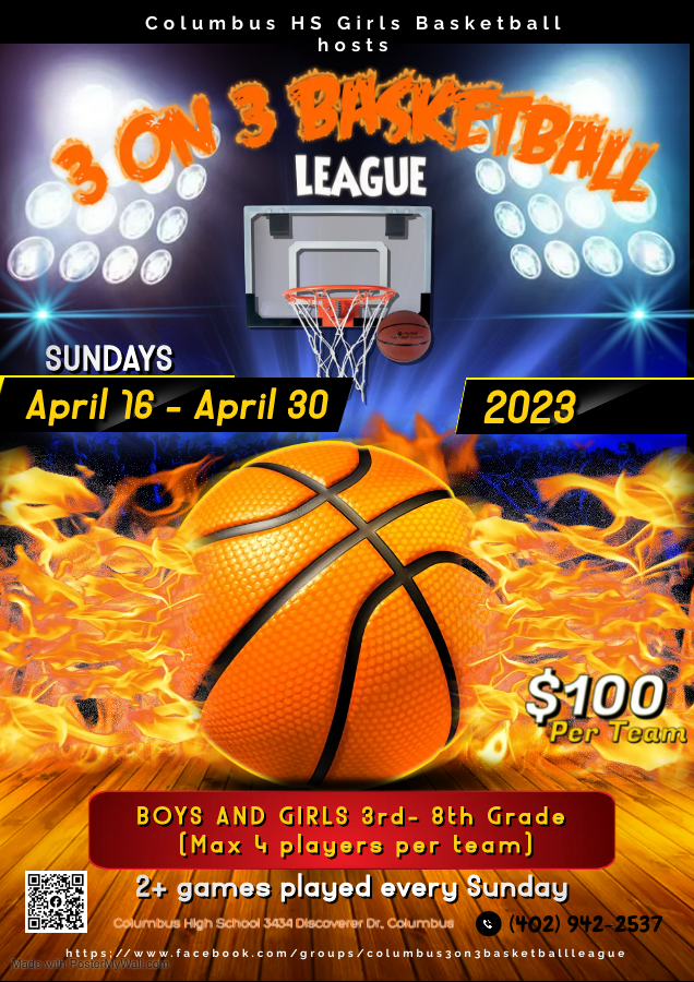 Columbus Discoverer 3on3 Basketball League Columbus, Nebraska