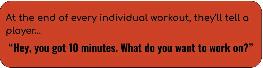 You got 10 minutes, what do you want to work on?