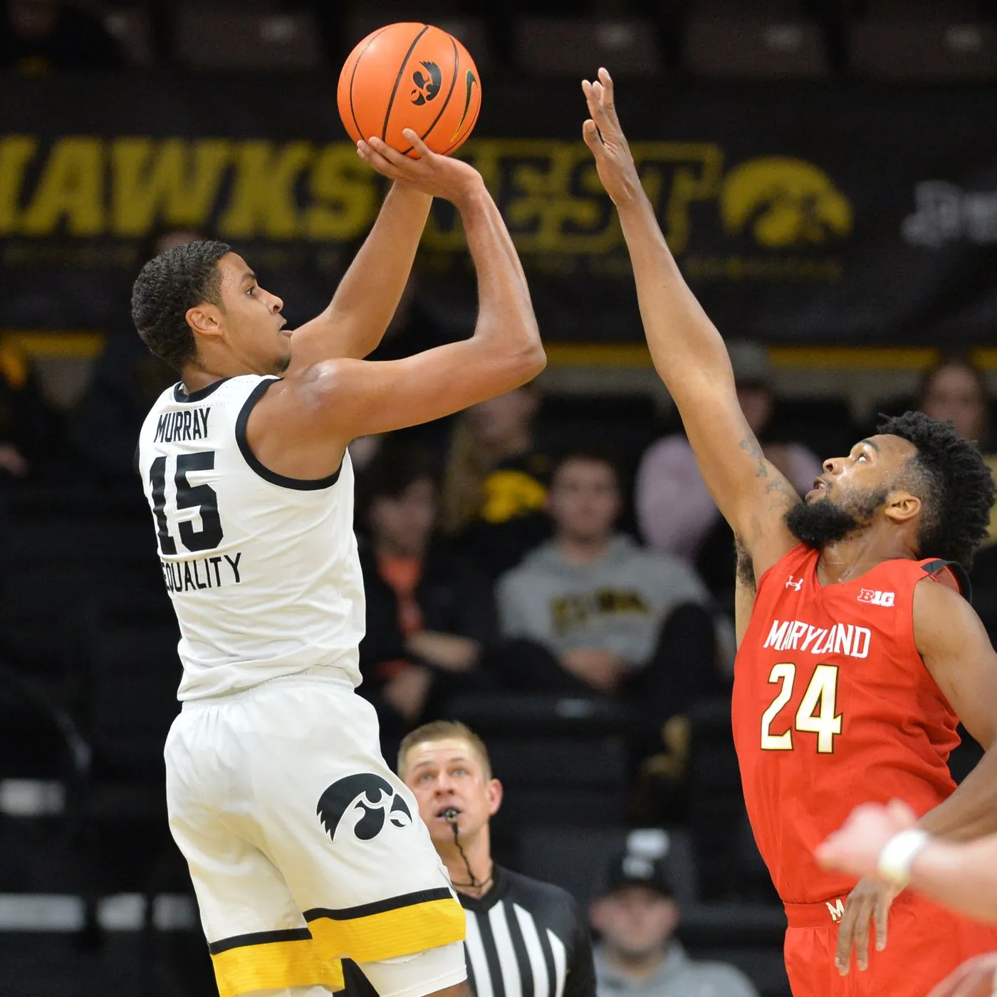 Keegan Murray Iowa vs Maryland